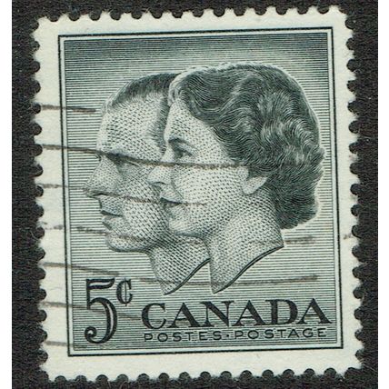 Canada 1957 Royal Visit 5c Black SG500 GU