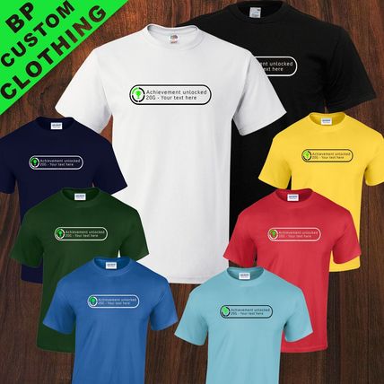 Xbox Personalized Achievement Unlocked Gamer Gaming Funny T-Shirt 8 Colors S-5XL