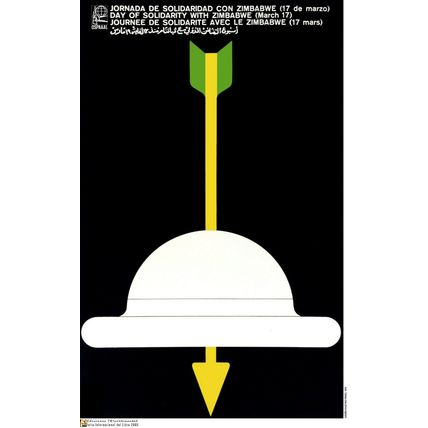 Political POSTER.Set of 5.Zimbabwe Solidarity Propaganda.Africa Anti-Apartheid