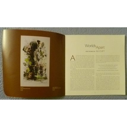 WORLDS APART NEW WORKS by ALI CLIFT PUCKER ART EXHIBIT CATALOGUE