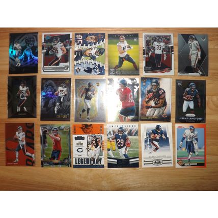 Huge lot 125 cards CHICAGO BEARS top brands '87 - '21 Stars, R/C, inserts LOOK!