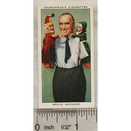 1938 Churchmans In Town Tonight No. 27 Bruce Macloud, Punch & Judy Show