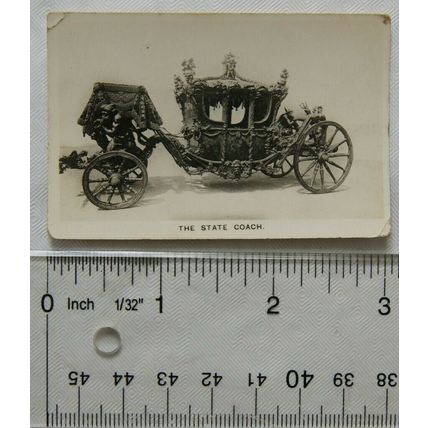 1937 Tournament Cigarette Coronation Souvenir 40 The State Coach