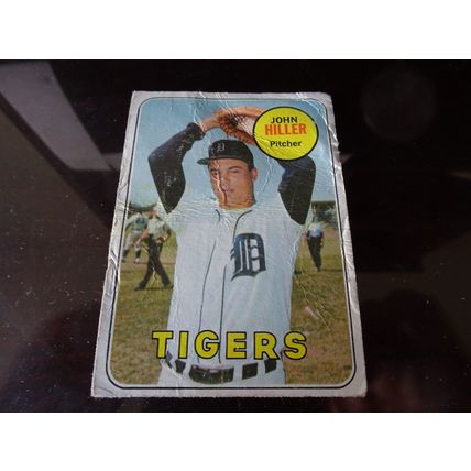 1969 Topps Card # 642 John Hiller Poor (1) Detroit Tigers