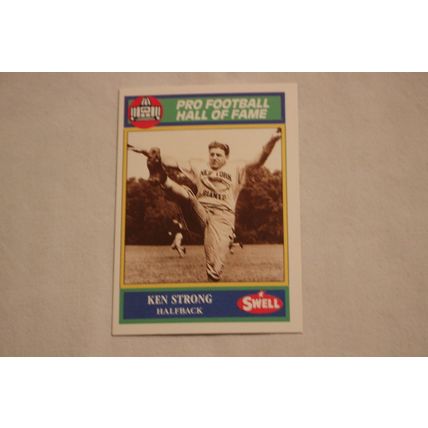 Ken Strong 1990 Swell Pro Football Hall of Fame NO. 66