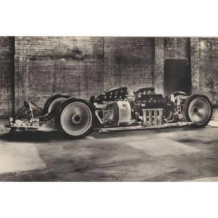 Railton Mobil Guiness Book Of Records Car Birmingham Postcard
