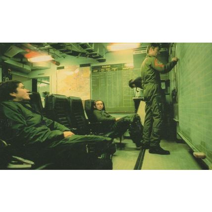 HMS Invincible Ship The Pilots Briefing Room Falklands War Postcard