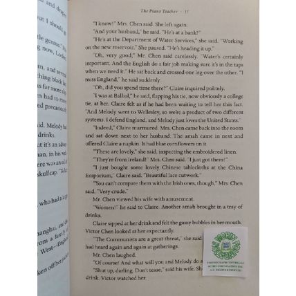 THE PIANO TEACHER ADVANCE UNCORRECTED PROOF & FINISHED NOVEL by JANICE Y.K. LEE