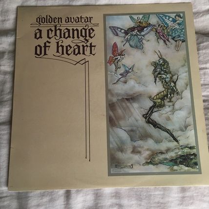 GOLDEN AVATAR - A CHANGE OF HEART 1976 On RECORDS VINYL LP ALBUM Plays Well