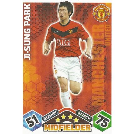 Match Attax 2009/10 Collection: Manchester United, Midfielder - Park (Ji-sung)