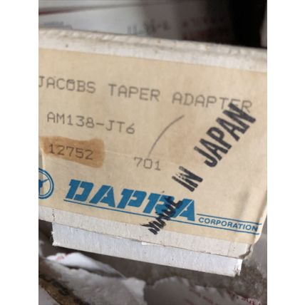 NEW SHOWA AM138-JT6 #6 JACOBS TAPER ADAPTER DAPRA AM138,AP