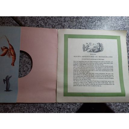 Alice's Adventure in Wonderland - BOOK ONLY - NO RECORD