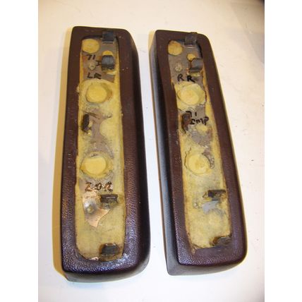 1971 CHRYSLER IMPERIAL 2D BROWN ARMRESTS OEM LEBARON (3)