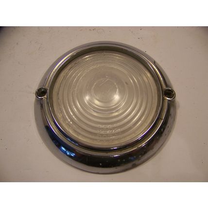 1950 DESOTO GRILL FRONT TURN SIGNAL LENS & BEZEL 1951 52 DELUXE