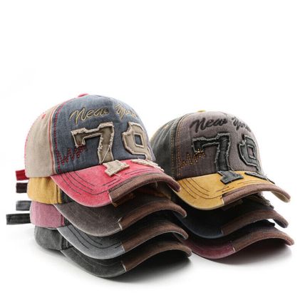 cap women's sunblock baseball cap Men make old digital embroidered