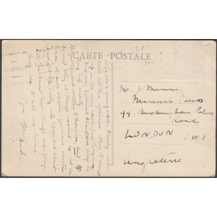Abside et les Tours de Saint-Etienne, Caen, 1927 - Livet CPA