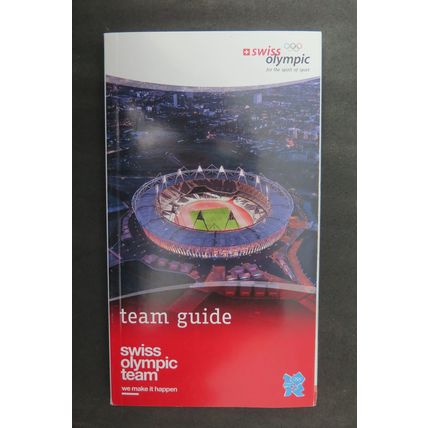 2012 LONDON OLYMPICS SWITZERLAND TEAM GUIDE - RARE