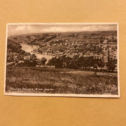 NEWTON FERRERS RIVER YEALM POSTCARD FRITH STAMP DATED FC