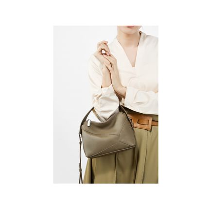 Genuine Leather Women Purses and Handbags Grey
