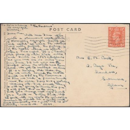 Wilderhope Manor Hostel, near Much Wenlock, Shropshire, 1949 - YHA Postcard