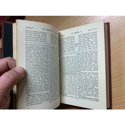 ANTIQUE ELLICOTT'S NEW TESTAMENT COMMENTARY VOL 2 ST MARK BOOK (P3)