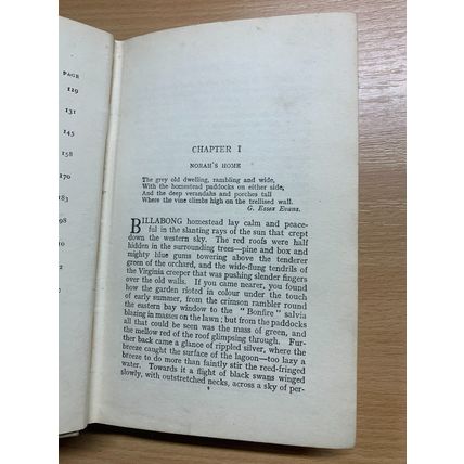 c1919 MARY GRANT BRUCE "MATES AT BILLABONG" ILLUSTRATED FICTION BOOK (P3)