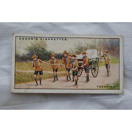1929 Ogdens Boy Scouts No. 28 Trekking
