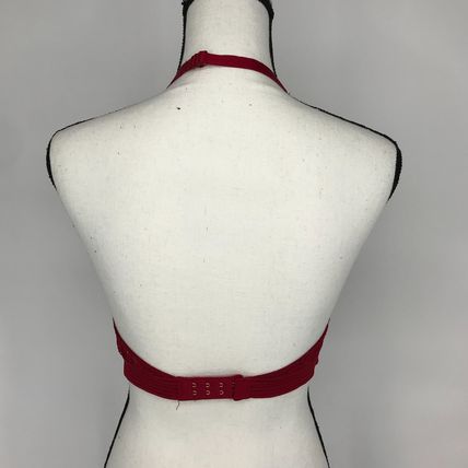 Victoria’s Secret Very Sexy Lace Bralette Halter Bra Burgundy Wine Sz Large