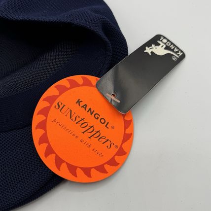 Kangol Lg Navy Sunstopper Cap ‘G’ Emblem Cumbria England NWT