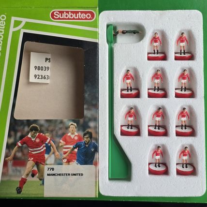 Subbuteo LW Team MANCHESTER UNITED 770 IN Correct Label Box