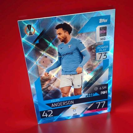 Match Attax 2022/2023 "FELIPE ANDERSON" #358 Lazio BLUE CRYSTAL