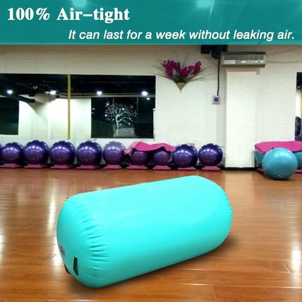 Air Barrel Back Roller Inflatable Tumbling Mat with Electric Pump,Tumble Track G