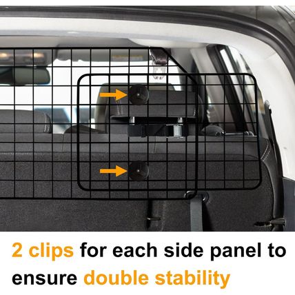 38-66.5 Inches Dog Car Barrier for Suvs, Van, Vehicles, Adjustable Large Pet Bar