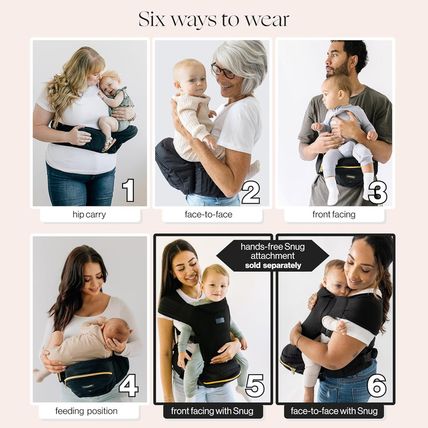 Tushbaby the Original Safety-Certified Hip Carrier for Babies & Toddlers: Machin