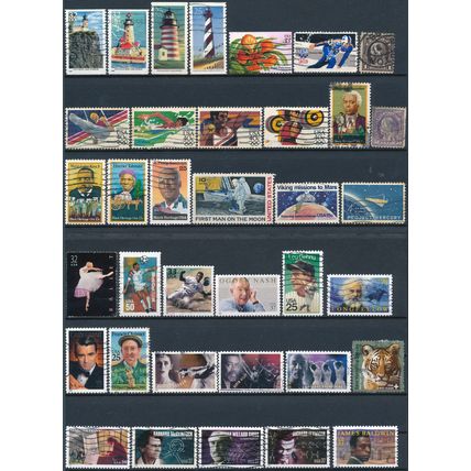 440 Stamp Selection - USA - Used Hinged