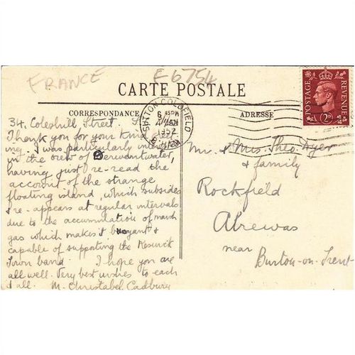 La Cueillette Des Violetts LL Postcard (F6754)