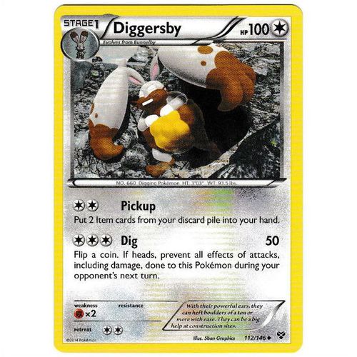 Pokemon XY - #112/146 - Diggersby