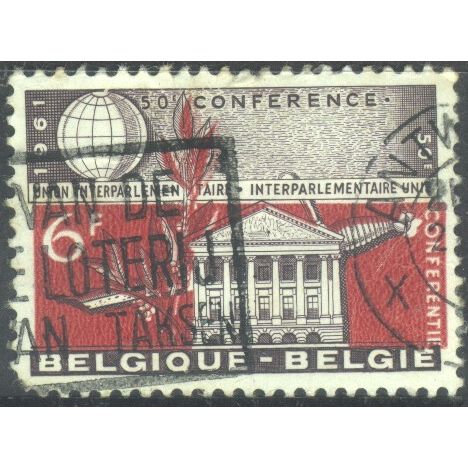 Belgium 1961 - SG1792 - 6f purple & red - "Interparliamentary Union" - used