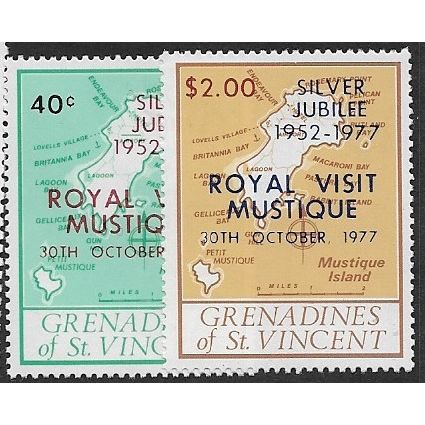 GRENADINES 1977 SG 104/105 - #2 MNH (**)