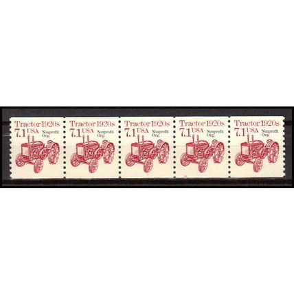 2127a 7.1c Tractor Very Fine MNH Dry Gum PNC 1/5 X0824
