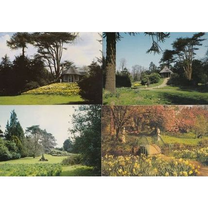 Old Warden Park Swiss Garden Bedfordshire 4x Postcard s