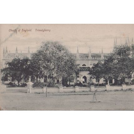 Trimulgherry Church Of England India Postcard
