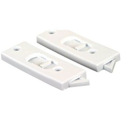 Slide-co 172413 White Sliding Window Tilt Latch 2-5/16",No 172413, Slide-Co