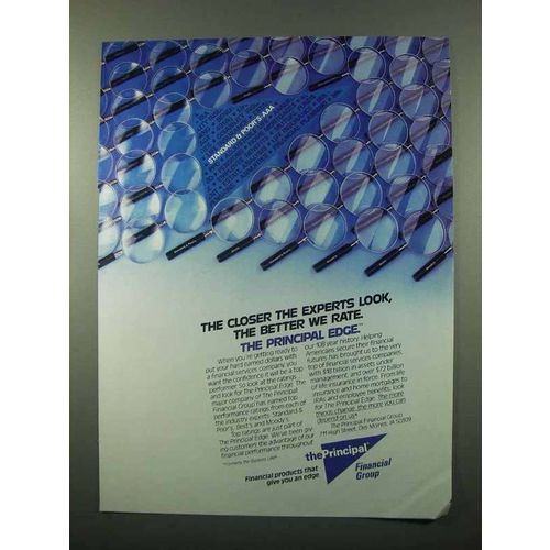 1987 The Principal Financial Group Ad - Closer Look