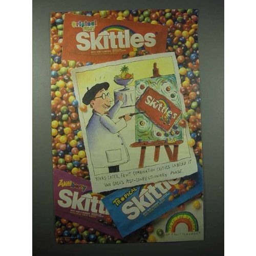 1995 Skittles Candy Ad - Original, Wildberry, Tropical