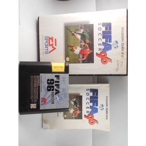 Sega mega drive game Fifa soccer 96 1996