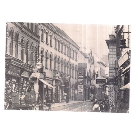 VICAR STREET, KIDDERMINSTER 1920s WORCESTERSHIRE. unused museum postcard 1980s A