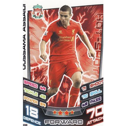 Match Attax Extra 2012/2013 U18 Oussama Assaidi Liverpool
