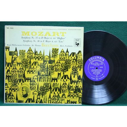 Thomas Beecham- Mozart: Symphony No. 35/36 - ML 5001 - EX