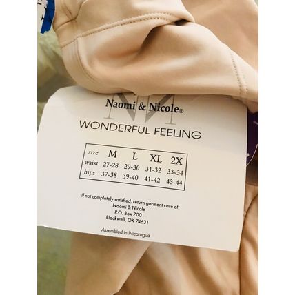 NAOMI & NICOLE HI-WAIST THIGH SLIMMER FIRM CONTROL SIZE XL STYLE 7307 NEW/TAGS